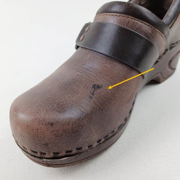 SOFFT Berit Chunky Heel Leather Clogs - Picture 16 of 16